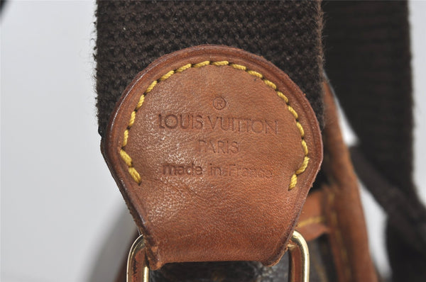 Authentic Louis Vuitton Monogram Gibeciere GM Shoulder Cross Bag M42246 LV 2589I