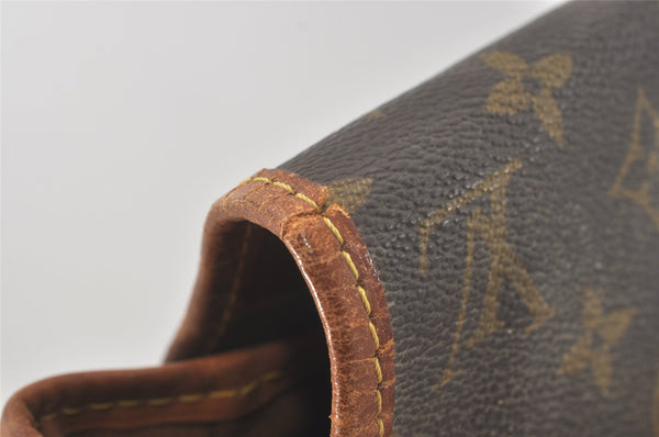 Authentic Louis Vuitton Monogram Gibeciere GM Shoulder Cross Bag M42246 LV 2589I