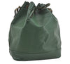 Authentic Louis Vuitton Epi Noe Shoulder Drawstring Bag Green M44004 LV 2591I