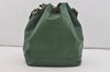 Authentic Louis Vuitton Epi Noe Shoulder Drawstring Bag Green M44004 LV 2591I