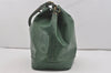 Authentic Louis Vuitton Epi Noe Shoulder Drawstring Bag Green M44004 LV 2591I