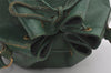 Authentic Louis Vuitton Epi Noe Shoulder Drawstring Bag Green M44004 LV 2591I