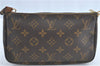 Authentic Louis Vuitton Monogram Pochette Accessoires Pouch M51980 LV 2592B
