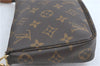 Authentic Louis Vuitton Monogram Pochette Accessoires Pouch M51980 LV 2592B