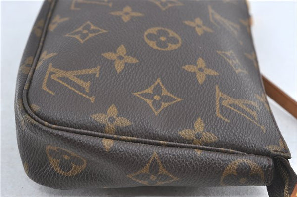 Authentic Louis Vuitton Monogram Pochette Accessoires Pouch M51980 LV 2592B