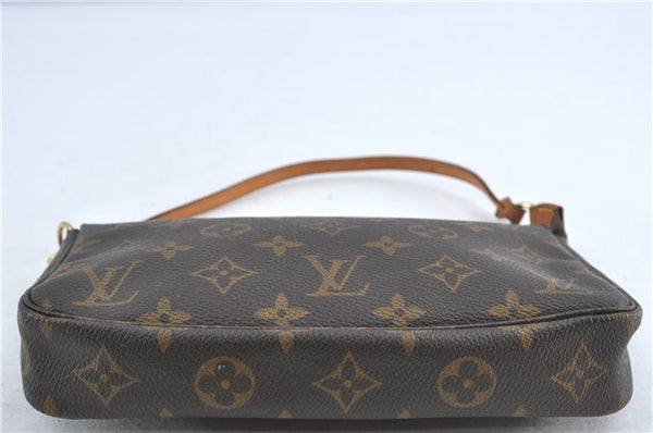 Authentic Louis Vuitton Monogram Pochette Accessoires Pouch M51980 LV 2592B