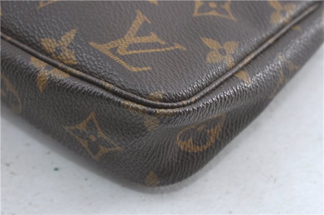Authentic Louis Vuitton Monogram Pochette Accessoires Pouch M51980 LV 2592B