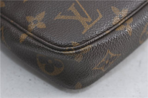 Authentic Louis Vuitton Monogram Pochette Accessoires Pouch M51980 LV 2592B