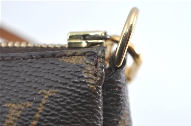 Authentic Louis Vuitton Monogram Pochette Accessoires Pouch M51980 LV 2592B