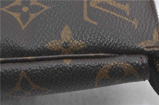 Authentic Louis Vuitton Monogram Pochette Accessoires Pouch M51980 LV 2592B