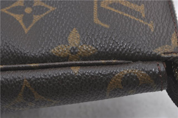Authentic Louis Vuitton Monogram Pochette Accessoires Pouch M51980 LV 2592B