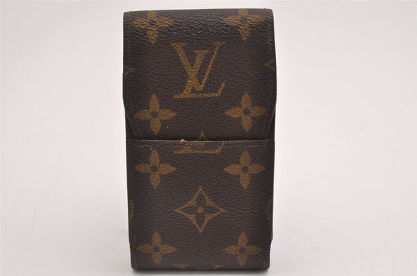 Authentic Louis Vuitton Monogram Etui Cigarette Case M63024 LV 2592I