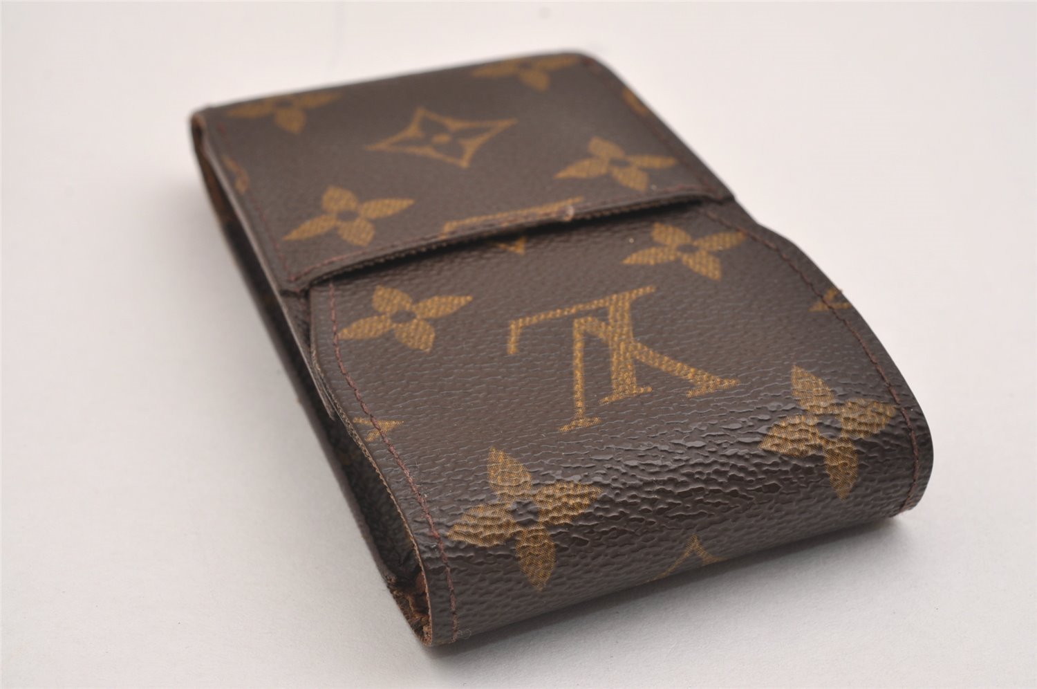 Authentic Louis Vuitton Monogram Etui Cigarette Case M63024 LV 2592I