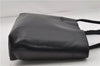 Authentic PRADA Leather Shoulder Hand Bag Black 2593D