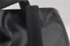 Authentic PRADA Leather Shoulder Hand Bag Black 2593D