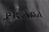 Authentic PRADA Leather Shoulder Hand Bag Black 2593D