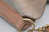 Authentic GUCCI Vintage Bamboo Shoulder Tote Bag Suede Leather Beige Junk 2593I