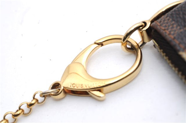 Authentic Louis Vuitton Damier Pochette Mira MM Accessory Pouch N63080 LV 2594E