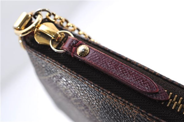 Authentic Louis Vuitton Damier Pochette Mira MM Accessory Pouch N63080 LV 2594E
