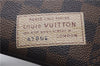 Authentic Louis Vuitton Damier Pochette Mira MM Accessory Pouch N63080 LV 2594E