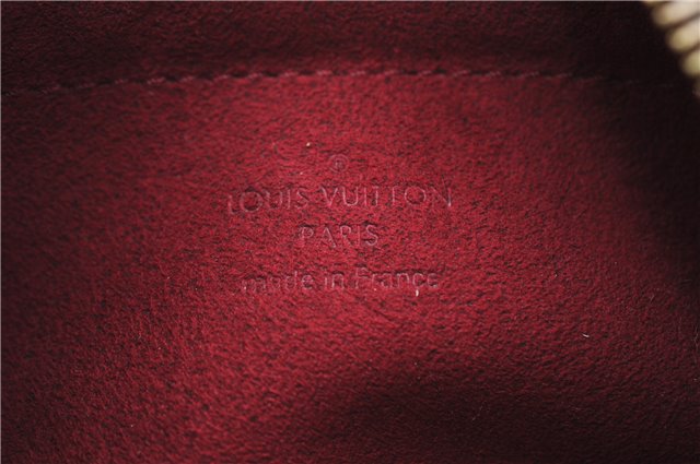 Authentic Louis Vuitton Damier Pochette Mira MM Accessory Pouch N63080 LV 2594E