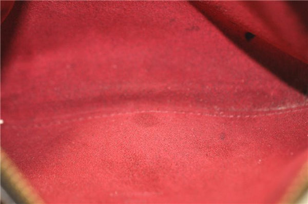 Authentic Louis Vuitton Damier Pochette Mira MM Accessory Pouch N63080 LV 2594E