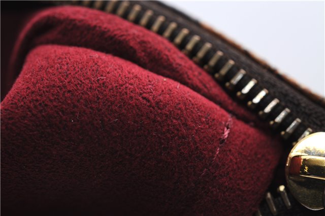 Authentic Louis Vuitton Damier Pochette Mira MM Accessory Pouch N63080 LV 2594E