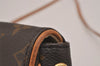 Authentic Louis Vuitton Monogram Pochette Cancun Shoulder Pouch M60018 LV 2594I