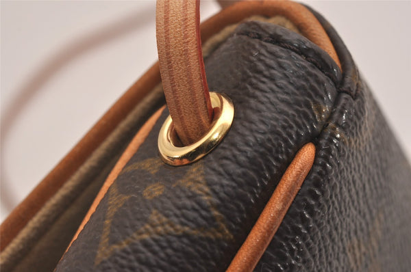 Authentic Louis Vuitton Monogram Pochette Cancun Shoulder Pouch M60018 LV 2594I