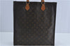 Authentic Louis Vuitton Monogram Sac Plat Hand Tote Bag M51140 LV 2595B