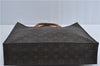 Authentic Louis Vuitton Monogram Sac Plat Hand Tote Bag M51140 LV 2595B