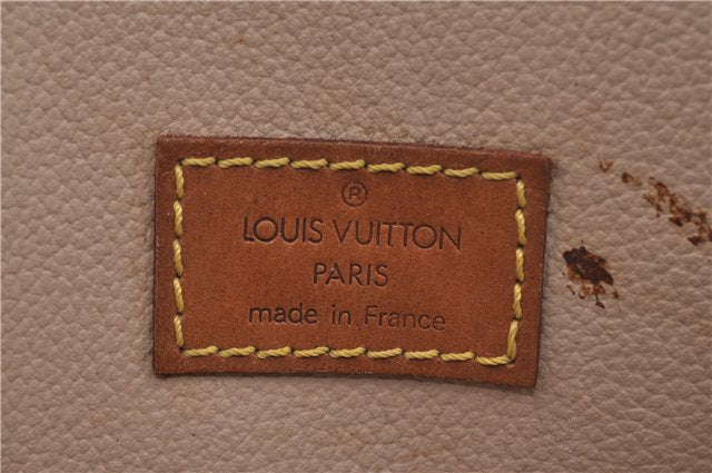 Authentic Louis Vuitton Monogram Sac Plat Hand Tote Bag M51140 LV 2595B