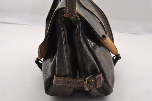 Authentic Louis Vuitton Monogram Saumur 30 Shoulder Cross Bag M42256 LV 2595I
