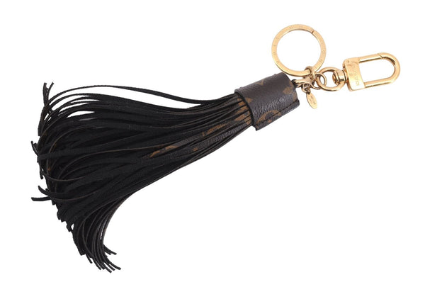 Authentic Louis Vuitton Monogram Bag Charm Tassel MP1768 LV 2596E