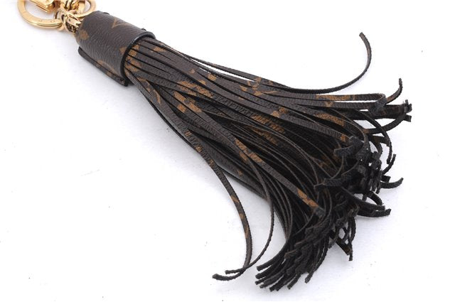 Authentic Louis Vuitton Monogram Bag Charm Tassel MP1768 LV 2596E
