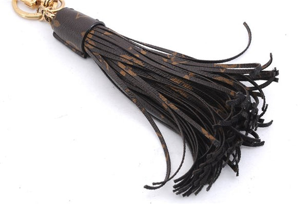 Authentic Louis Vuitton Monogram Bag Charm Tassel MP1768 LV 2596E