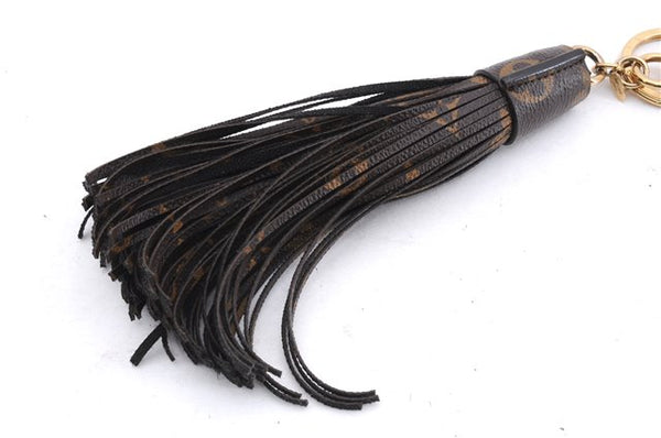 Authentic Louis Vuitton Monogram Bag Charm Tassel MP1768 LV 2596E