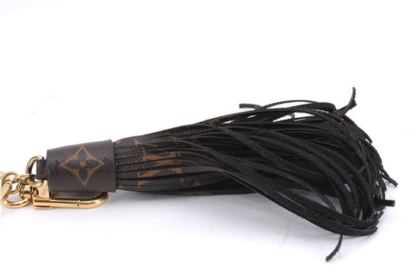 Authentic Louis Vuitton Monogram Bag Charm Tassel MP1768 LV 2596E