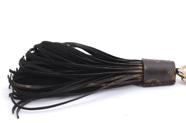 Authentic Louis Vuitton Monogram Bag Charm Tassel MP1768 LV 2596E