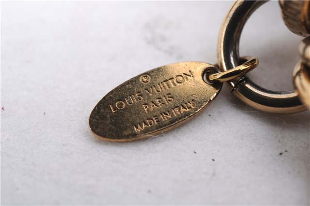 Authentic Louis Vuitton Monogram Bag Charm Tassel MP1768 LV 2596E