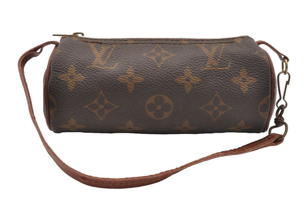 Authentic Louis Vuitton Monogram Papillon Pouch Old Model LV 2597I