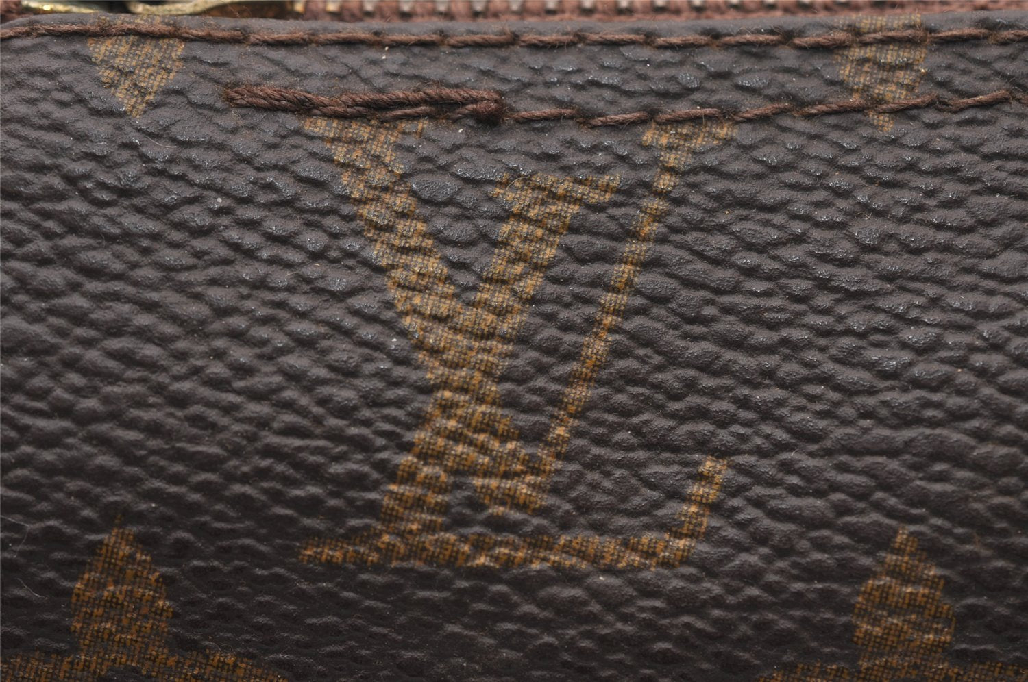 Authentic Louis Vuitton Monogram Papillon Pouch Old Model LV 2597I