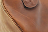 Authentic GUCCI Vintage 2Way Shoulder Hand Boston Bag Leather Brown 2599I