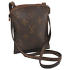 Auth Louis Vuitton Monogram Pochette Secret Shoulder Bag Pouch Old Model 2602I