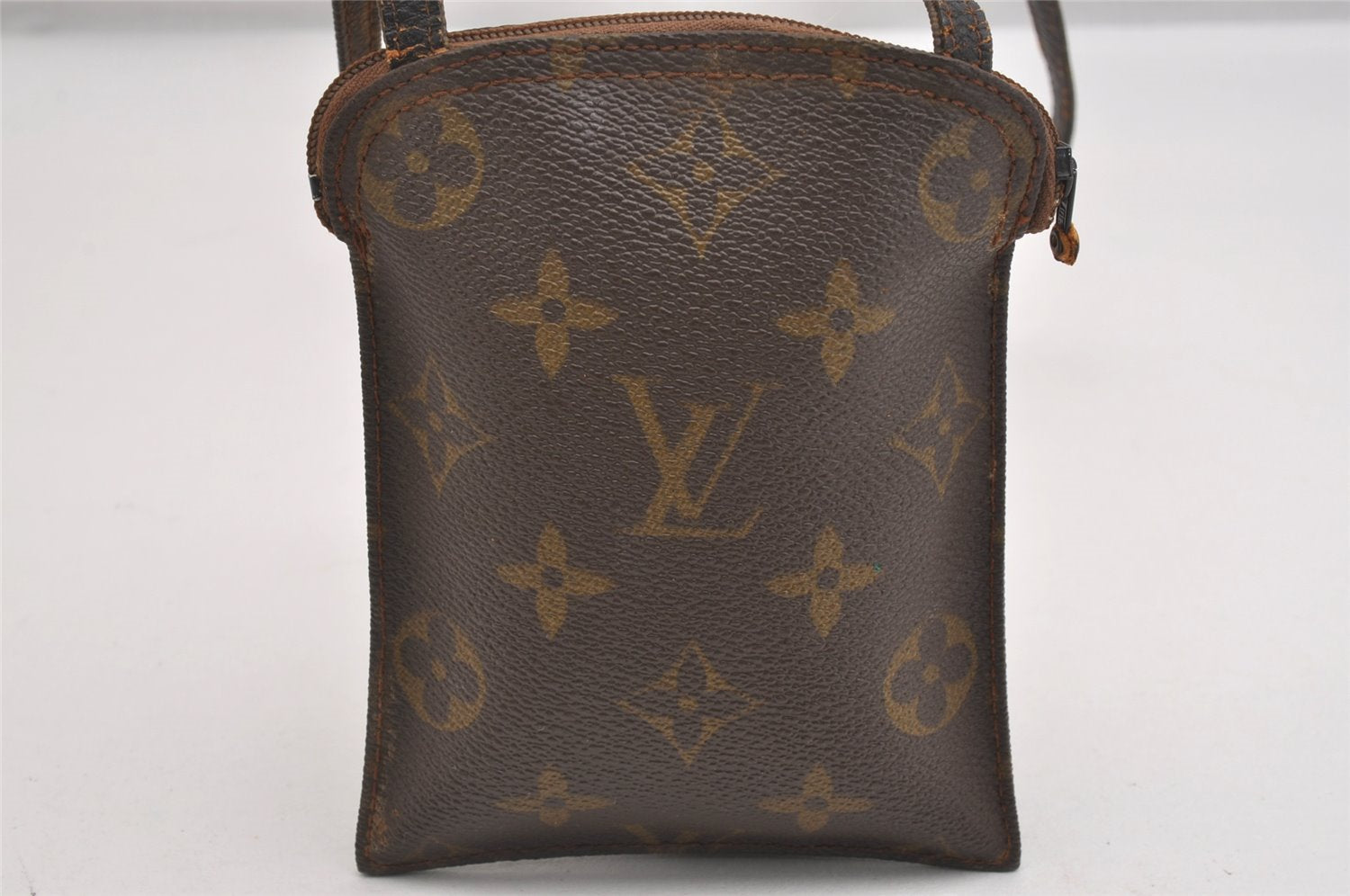 Auth Louis Vuitton Monogram Pochette Secret Shoulder Bag Pouch Old Model 2602I