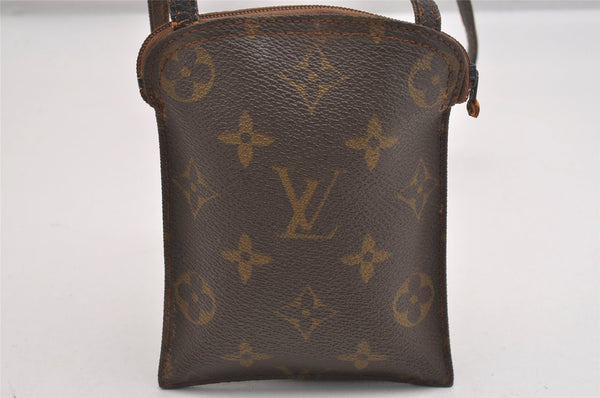 Auth Louis Vuitton Monogram Pochette Secret Shoulder Bag Pouch Old Model 2602I