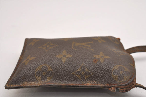 Auth Louis Vuitton Monogram Pochette Secret Shoulder Bag Pouch Old Model 2602I
