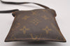 Auth Louis Vuitton Monogram Pochette Secret Shoulder Bag Pouch Old Model 2602I