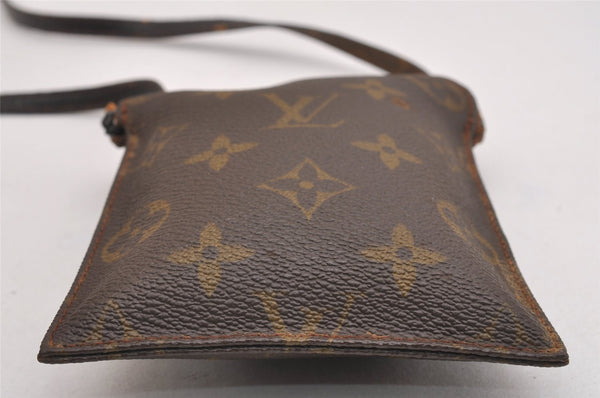 Auth Louis Vuitton Monogram Pochette Secret Shoulder Bag Pouch Old Model 2602I