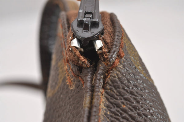 Auth Louis Vuitton Monogram Pochette Secret Shoulder Bag Pouch Old Model 2602I